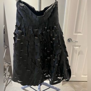 Diane von Furstenberg DVF leather tube dress size 4